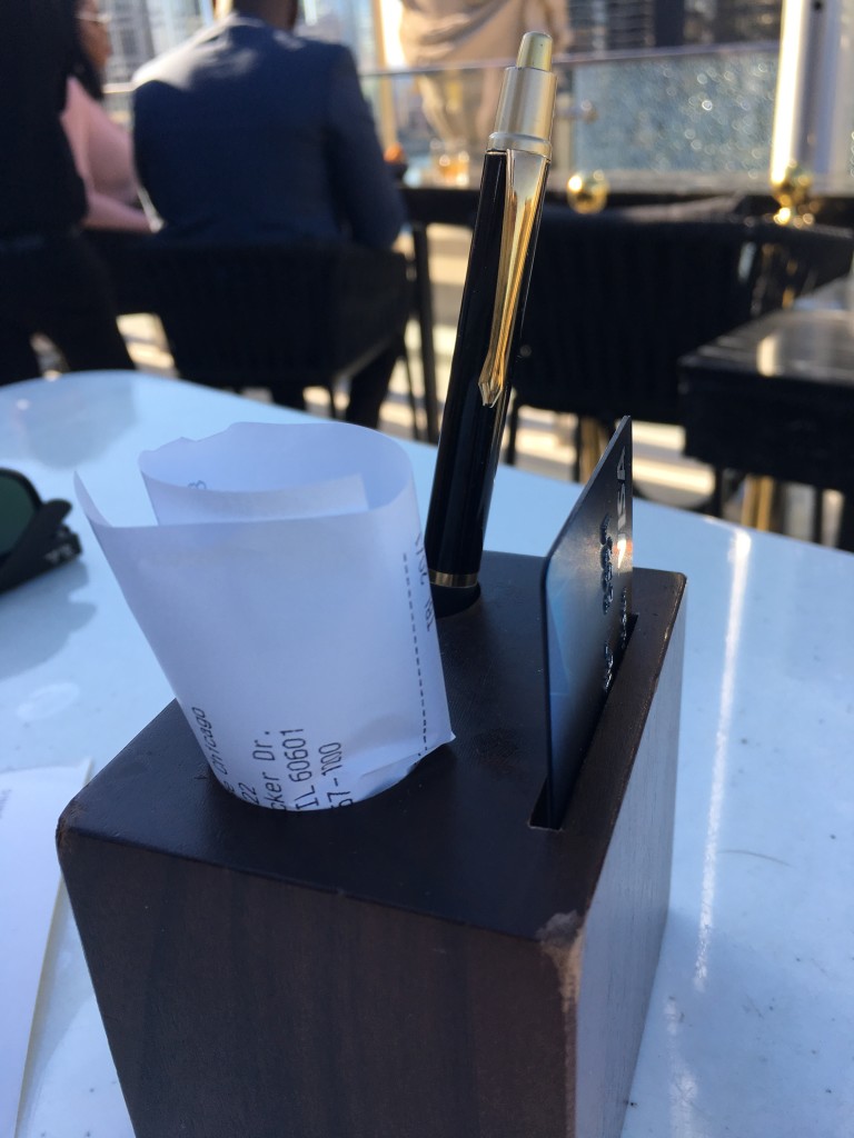 They even have special bill and pen holders!